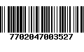 Código de Barras 7702047003527