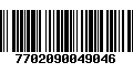 Código de Barras 7702090049046