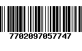 Código de Barras 7702097057747