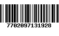 Código de Barras 7702097131928