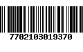 Código de Barras 7702103019370