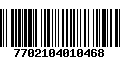 Código de Barras 7702104010468