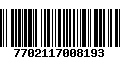 Código de Barras 7702117008193