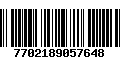 Código de Barras 7702189057648