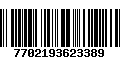 Código de Barras 7702193623389