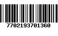 Código de Barras 7702193701360