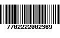 Código de Barras 7702222002369