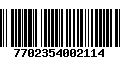 Código de Barras 7702354002114