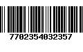 Código de Barras 7702354032357