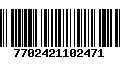 Código de Barras 7702421102471