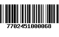 Código de Barras 7702451000068