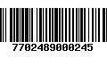 Código de Barras 7702489000245