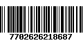 Código de Barras 7702626218687