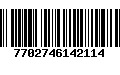 Código de Barras 7702746142114