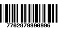 Código de Barras 7702879990996