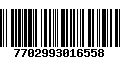 Código de Barras 7702993016558