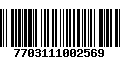 Código de Barras 7703111002569