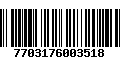 Código de Barras 7703176003518