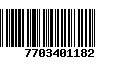 Código de Barras 7703401182