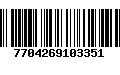 Código de Barras 7704269103351