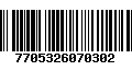 Código de Barras 7705326070302