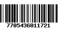 Código de Barras 7705436011721