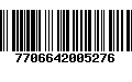 Código de Barras 7706642005276