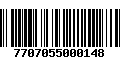 Código de Barras 7707055000148