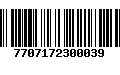 Código de Barras 7707172300039