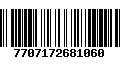 Código de Barras 7707172681060