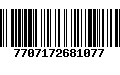 Código de Barras 7707172681077