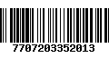 Código de Barras 7707203352013