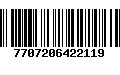 Código de Barras 7707206422119