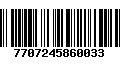 Código de Barras 7707245860033