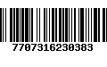 Código de Barras 7707316230383