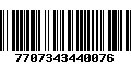 Código de Barras 7707343440076