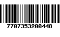 Código de Barras 7707353200448