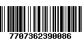 Código de Barras 7707362390086