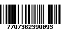 Código de Barras 7707362390093