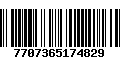 Código de Barras 7707365174829