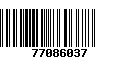 Código de Barras 77086037