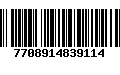 Código de Barras 7708914839114