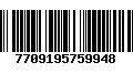 Código de Barras 7709195759948