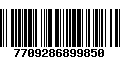 Código de Barras 7709286899850