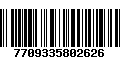 Código de Barras 7709335802626