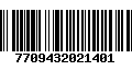 Código de Barras 7709432021401