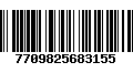 Código de Barras 7709825683155