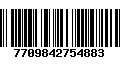 Código de Barras 7709842754883