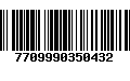 Código de Barras 7709990350432