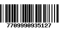 Código de Barras 7709990935127